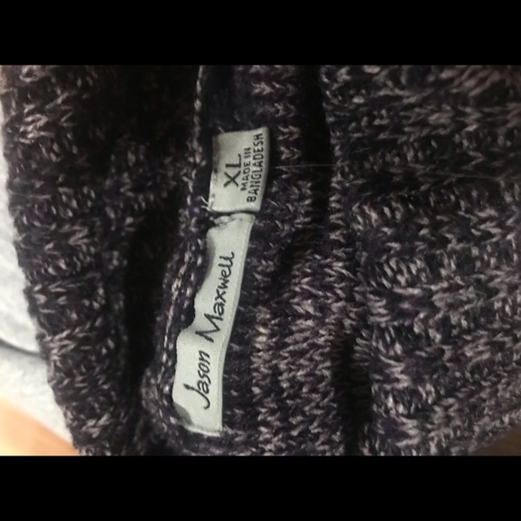 jason maxwell purple cowl neck sweater brand new with tags - Picture 5 of 5